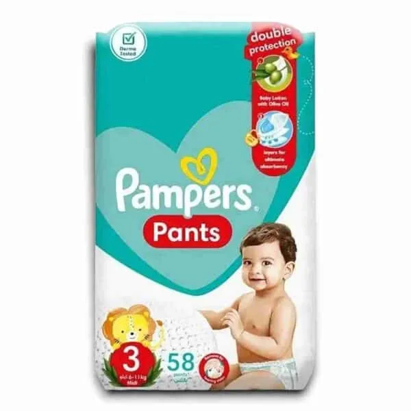 Pampers 3 pants 58