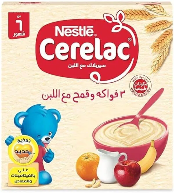 cerelac 3fruits wheat with milk 125 g