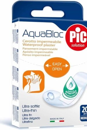 Pic aquabloc waterproof plasters medium 20 units