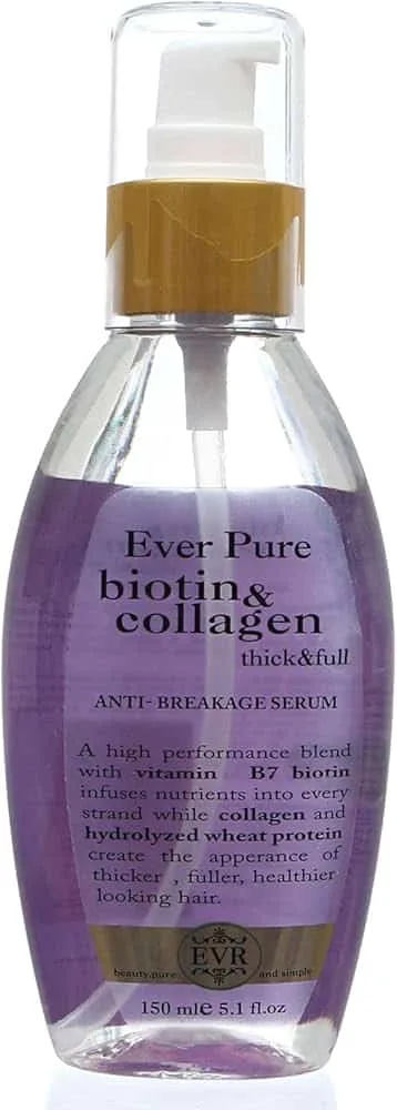 Ever Pure Biotin And Collagen Anti-Breakage Serum For Women, 150 Ml