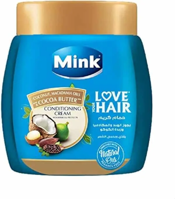 Mink Love Your Hair Conditioning Cream with Coconut, Macadamia Oils and Cocoa Butter - 1 kg