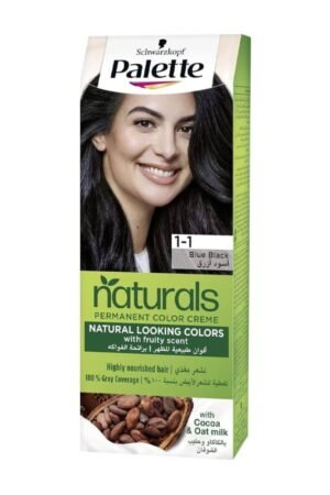 Palette Permanent Naturals Color Creme 1-1 Blue Black  Palette Permanent Naturals Color Creme 1-1 Blue Black