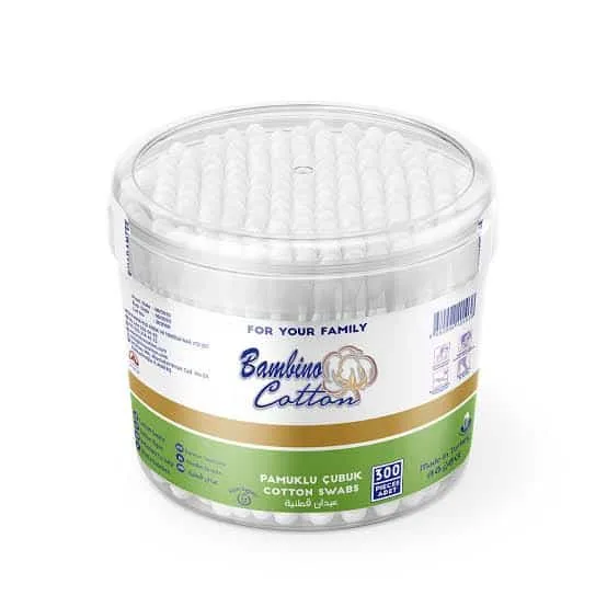 BAMBINO COTTON SWABS 300PCS