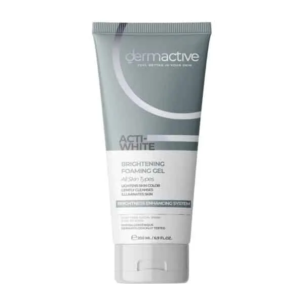 Dermactive ACTI-WHITE BRIGHTENING FOAMING GEL 200ML