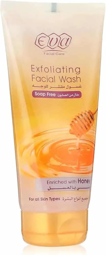 Eva Skin Care - Exfoliating Face Wash with Honey, Soap Freee, 150ml