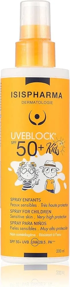 isispharma uvblock 50+ spray enfants 200ml