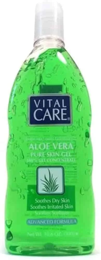 Vital care Aloe Vera Pure Skin Gel  200g  moisturizing for body  Makkya