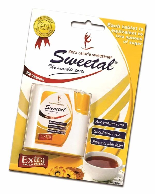 sweetal diet sugar 300 tablet