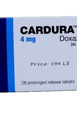 cardura xl 4 mg 20 tab new