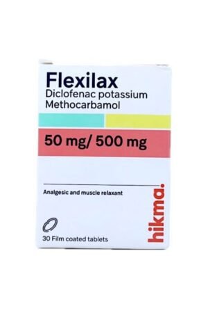 flexilax 50-500mg 30 caps new