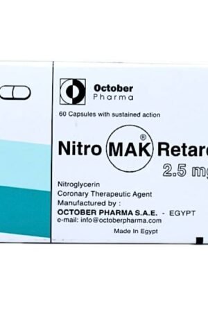 nitromak 2.5 mg 60 cap