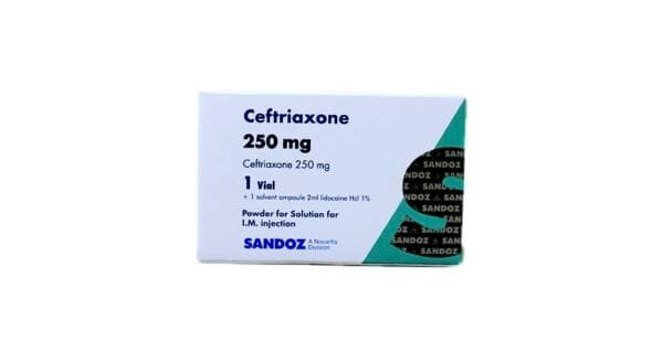 Ceftriaxone 250 ampules