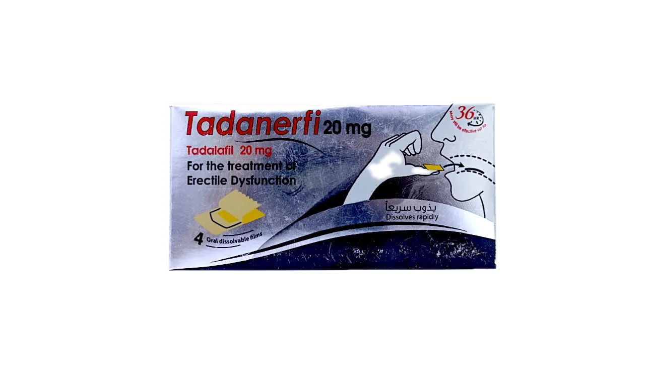 TADANERFI 20MG 4 FILMS